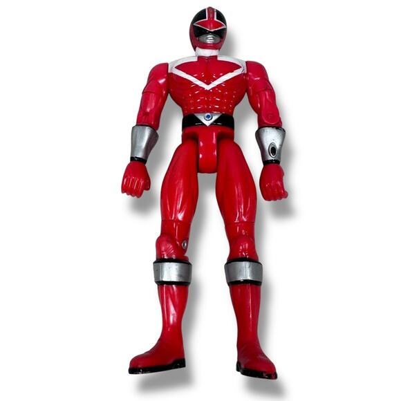 Bandai Power Rangers Time Force Red Fighter Ranger Action Figure 6" Loose 2000 - Picture 1 of 6